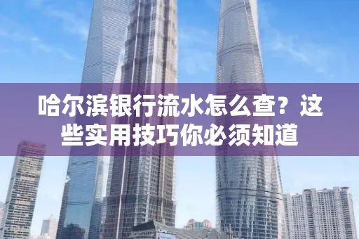 哈尔滨银行流水怎么查？这些实用技巧你必须知道