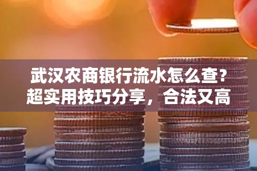 武汉农商银行流水怎么查？超实用技巧分享，合法又高效！
