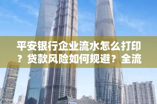 平安银行企业流水怎么打印？贷款风险如何规避？全流程技巧解析