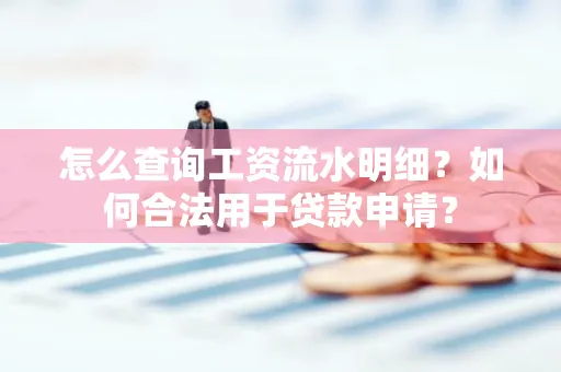 怎么查询工资流水明细？如何合法用于贷款申请？