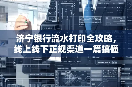 济宁银行流水打印全攻略，线上线下正规渠道一篇搞懂